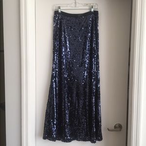 Carmen - Carmen Marc Valvo Sequined maxi skirt